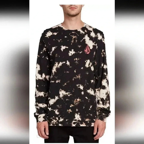 VOLCOM T-Shirt - Static Noise L/S Tee Tie Dye - Picture 1 of 4